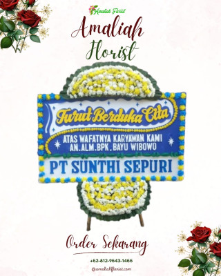 Papan Bunga Duka di Singkep Pesisir