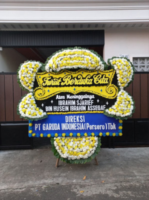Papan Bunga Duka di Singkep Pesisir